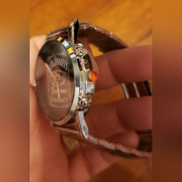 Jack Daniels Mens Adult Analog Wrist Watch With Metal Band - Picture 3 of 3